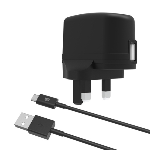 [GP-011-BLK] Griffin 2.4 Amp Mains Fast Charger USB-A To Micro USB