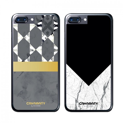 [EV0059] Kavy Back Sticker Skins 2X for iPhone Plus and 7 Plus
