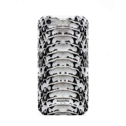 [MDTTA-3D0970-IP7] (مادوتا كفر رخامي مموج ايفون 7 - (أسود أبيض 