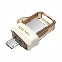 SanDisk Ultra Dual Drive m3.0 32GB - Android White/Gold