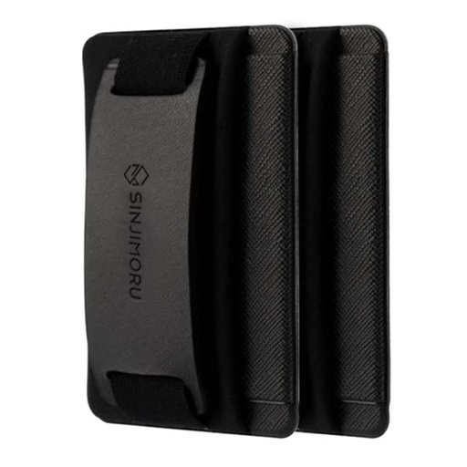 [SPH-BAND-GRIP-BK-US] Sinjimoru Phone Grip Card Holder with Phone Stand