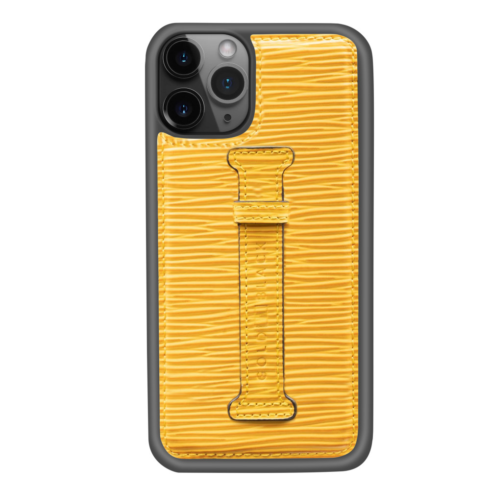 GoldBlack Finger-Holder for iPhone 11 Pro Unico
