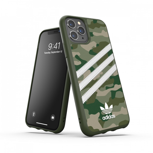 [36375] Adidas 3-Stripes Snap Case for iPhone 11 Pro (Raw Green)