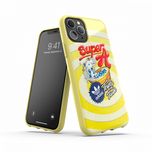 [36343] Adidas Graphic Snap Case Super A for iPhone 11 Pro (Shock Yellow)