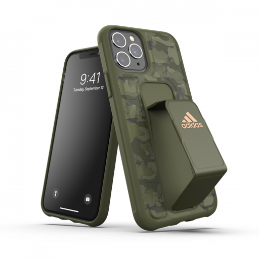 [36427] Adidas Grip Case for iPhone 11 Pro (Tech olive)