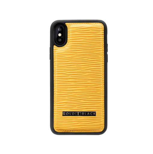 [18158] GoldBlack iphone xs unico yellow