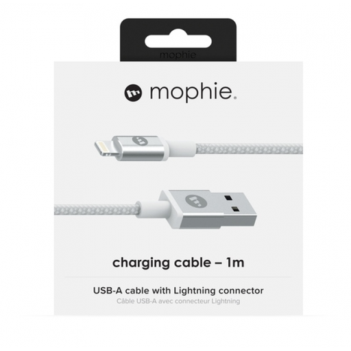 [409903213] Mophie USB-A to Lightning Cable 1M White