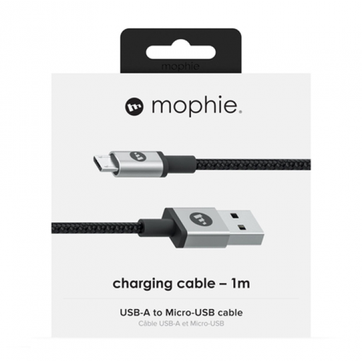 [409903212] Mophie USB-A to Micro Cable 1M (Black)