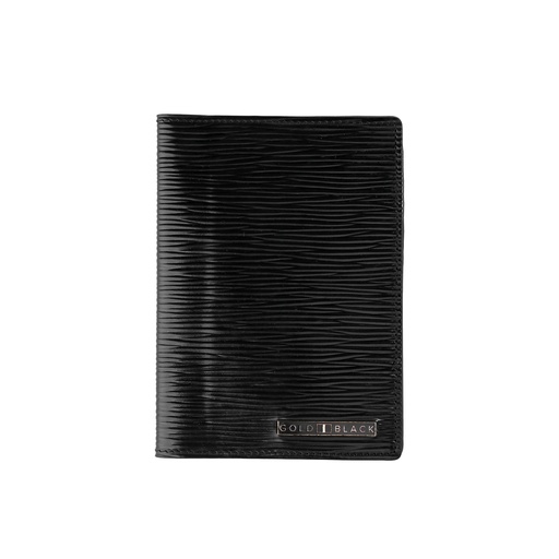 [43450] GoldBlack Passport Cover (Unico Black)