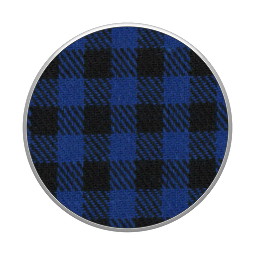 [801590] Popsockets Swappable Fabric Inlay (Classic Check Blue)