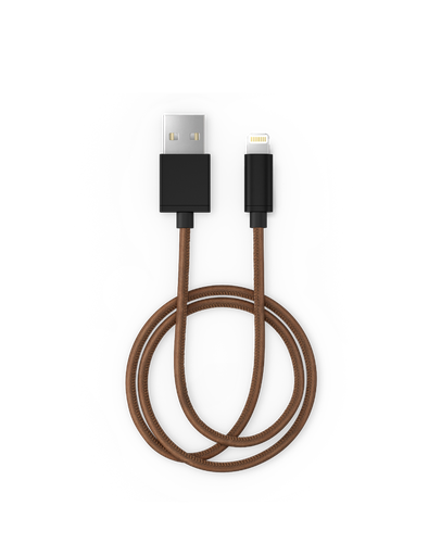 [IDCL1-COM-03] iDeal Of Sweden Como Leather Lightning Cable 1m (Como Brown)