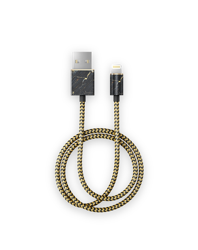 [IDFCL-49] iDeal Of Sweden Como Leather Lightning Cable 1m (Port Laurent Marble)