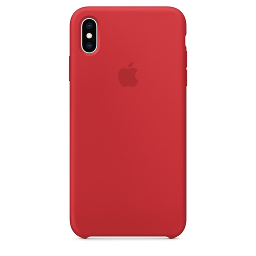 [MRWH2] Apple Silicone Case for iPhone XS MAX (RED)