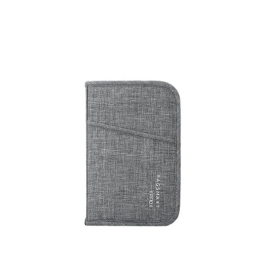 [BM0200093A008] حامل جواز السفر باجسمارت لاكس (رمادي)