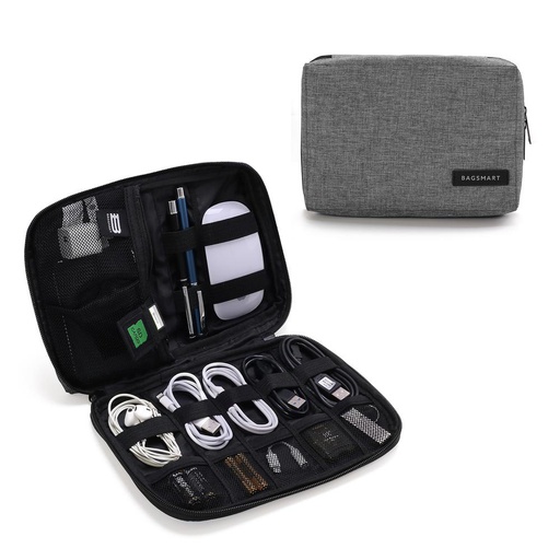 [BM0200082A008-T] Bagsmart Pomona Electronic Organizer (Heather Gray)-T