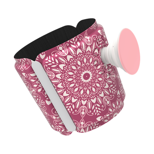 [802242] Popsockets PopThirst Cup Sleeve With Swappable Grip (Boysenberry Mandala)