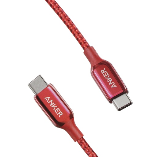 [A8863H91] Anker Powerline+ III USB-C Cable 1.8M (Red)