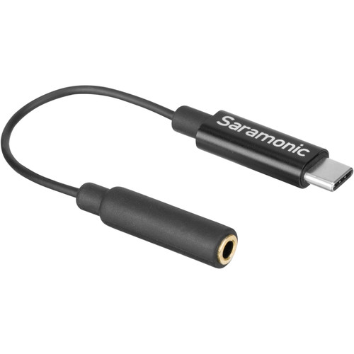 [SR-C2003] Saramonic 3.5mm TRS(female)Jack to USB Type-C(Male)Audio Adapter