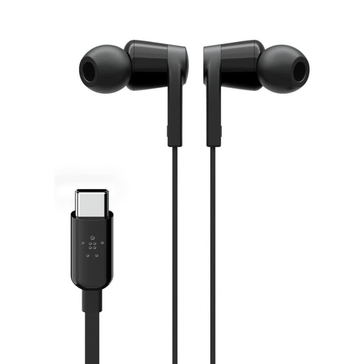 [BL-HS-USBC-002-BLK] بيلكن روك ستار سماعة بمنفذ تايب-سي (أسود)