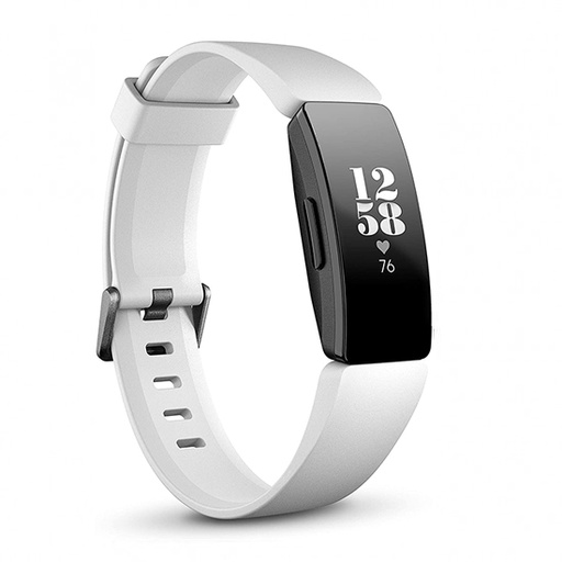 [FB413BKWT] Fitbit Inspire HR Fitness Tracker (Black/White) EOL