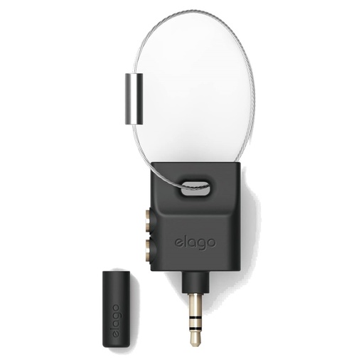 [EEA-SPL-BK] Elago Key Ring Splitter for Headphones &amp; Earphones (Black)