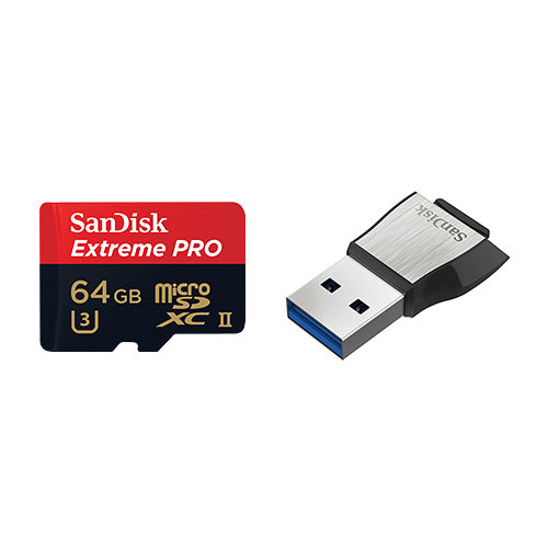 [SDSQXPJ-064G-GN6M3] SanDisk microSDXC Extreme Pro with Adapter 64GB