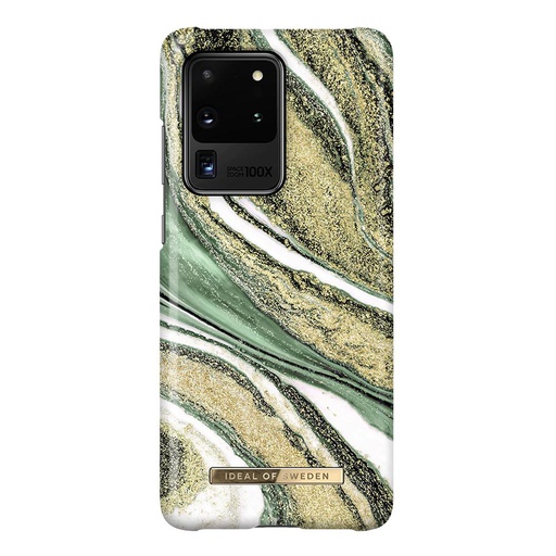 [IDFCSS20-S11P-192] iDeal of Sweden for Galaxy S20 Ultra (Cosmic Green Swirl)