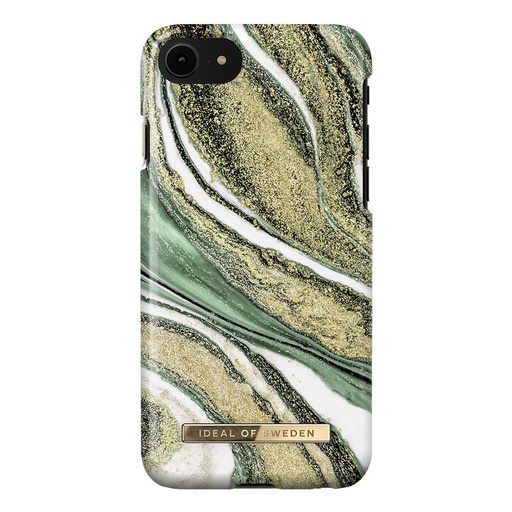 [IDFCSS20-I7-192] iDeal Of Sweden for iPhone SE (Cosmic Green Swirl)