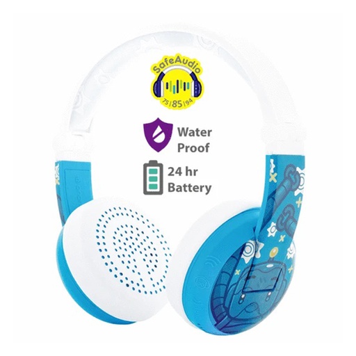 [BT-BP-WV-ROBOT] Buddyphones WAVE Robot Wireless Headphones (Blue)