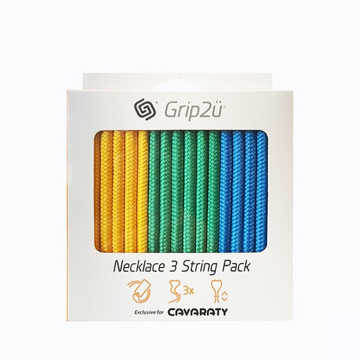 [GGNKL3STRYGB] Grip2ü BOOST Necklace 3 String Pack