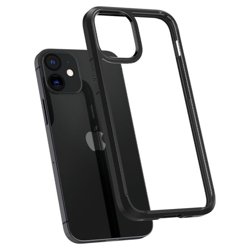 [ACS01543] Spigen Crystal Hybrid for iPhone 12 mini (Black Clear)
