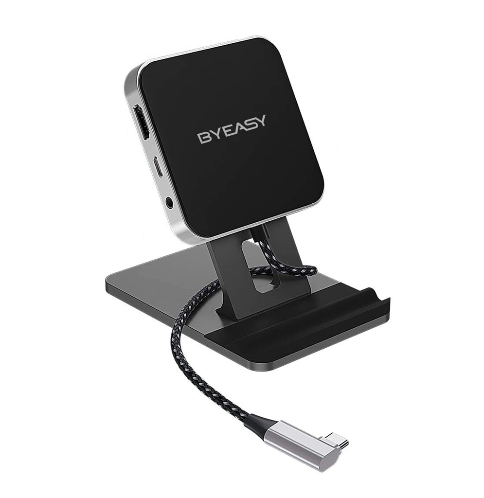 分配器・切替器 BYEASY Type 7in1 Docking Station Bracket BYEASY 7 in 1 Type C Docking and Stand for Tablet | CAVARATY