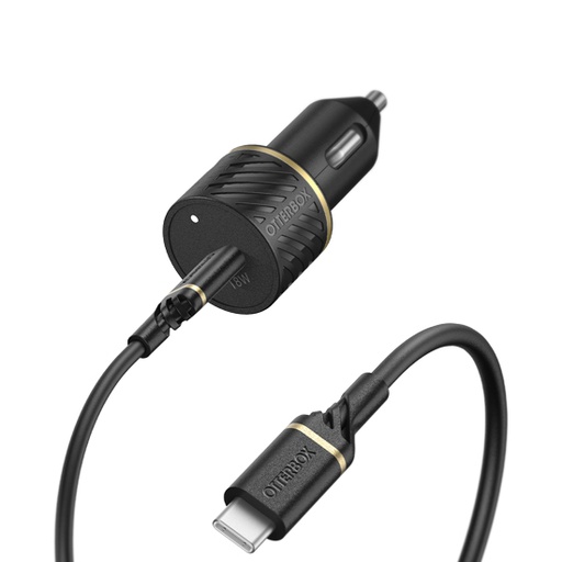 [78-52543] OtterBox Fast Charge Car Charger USB C 18W and USB C Cable 1m