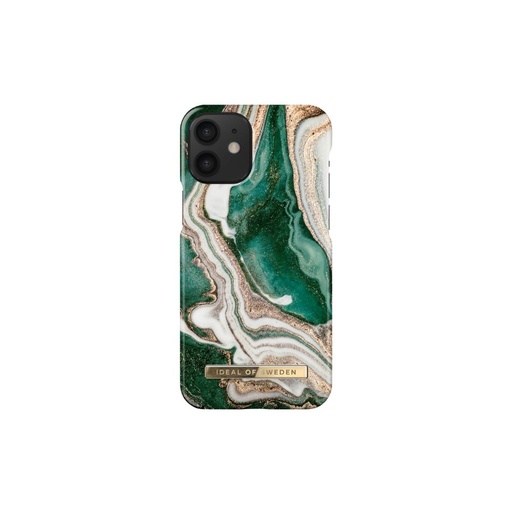 [IDFCAW18-I2054-98] iDeal of Sweden for iPhone 12 Mini (Golden Jade Marble)