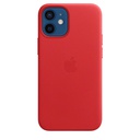 Apple Leather with MagSafe for iPhone 12 Mini (Red)