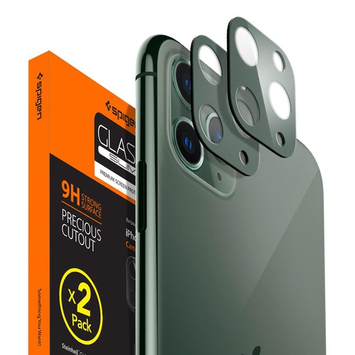 [AGL00501] Spigen Camera Lens Screen Protector for iPhone 11 Pro/11 Pro Max (Midnight Green)