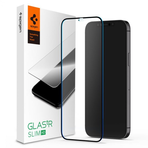 [AGL01534] Spigen iPhone 12 Mini Full Coverage HD Tempered Glass