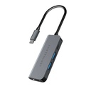 Powerology 4 in 1 USB-C Hub with HDMI & USB 3.0 (Gray)