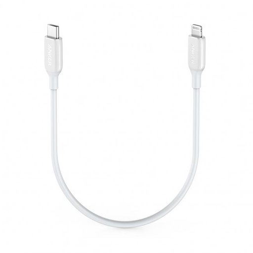 [A8831H21] Anker PowerLine III USB-C to Lightning 0.3m (White)