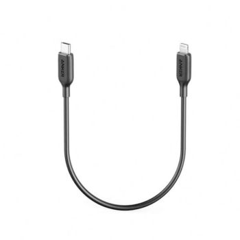 [A8831H11] Anker PowerLine III USB-C to Lightning 0.3m (Black)
