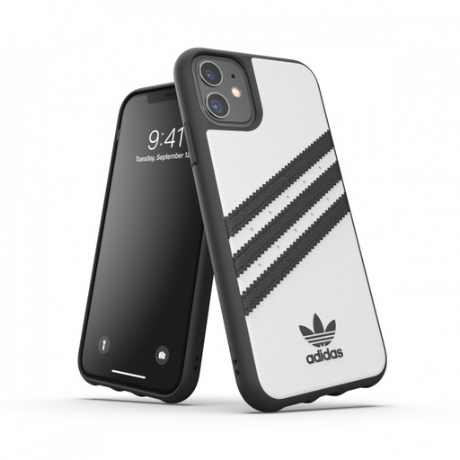 [42237] Adidas 3-Stripes Snap Case for iPhone 12 mini (Black/White)