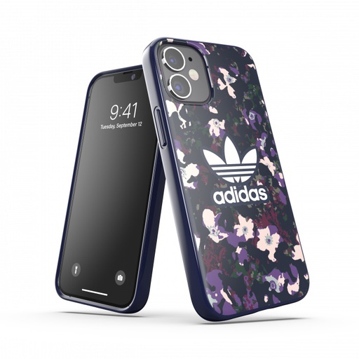 [42375] Adidas Floral Snap Case for iPhone 12 mini (Purple)