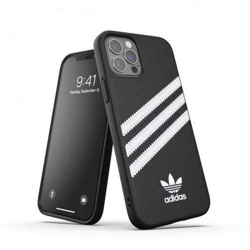 [42231] Adidas 3-Stripes Snap Case for iPhone 12 Pro Max (Black)