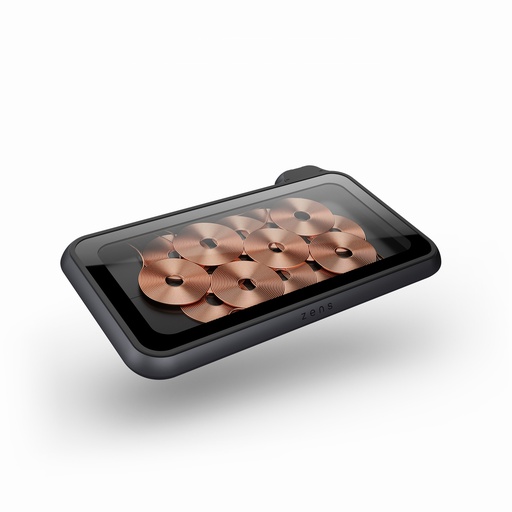 [ZEDC09G] ZENS Dual Charger QI Liberty 16 coils 2x15W Glass Top Edition