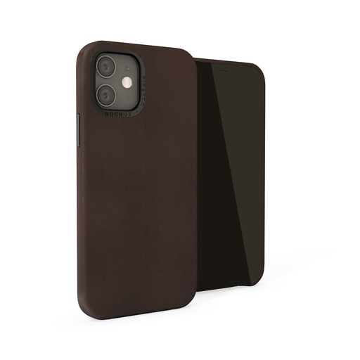 [P063-71-N] Pipetto Magnetic Leather for iPhone 12 mini (Brown)