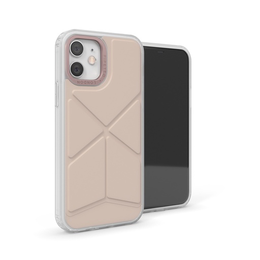 [P061-112-N] Pipetto Origami Snap for iPhone 12 mini (Dusty Pink)