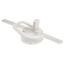 Fifty Fifty Wide Mouth Straw Lid (White)