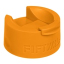 Fifty Fifty wide Mouth Flip Top Lid (Solar Orange)