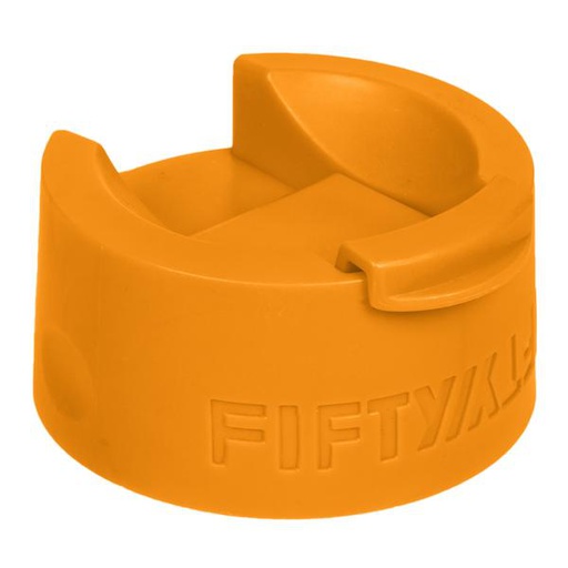 [A68003OR0] Fifty Fifty wide Mouth Flip Top Lid (Solar Orange)