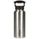 Fifty Fifty Vacuum Insulated Bottle 3 Finger Lid 1L (Stainless Steel)